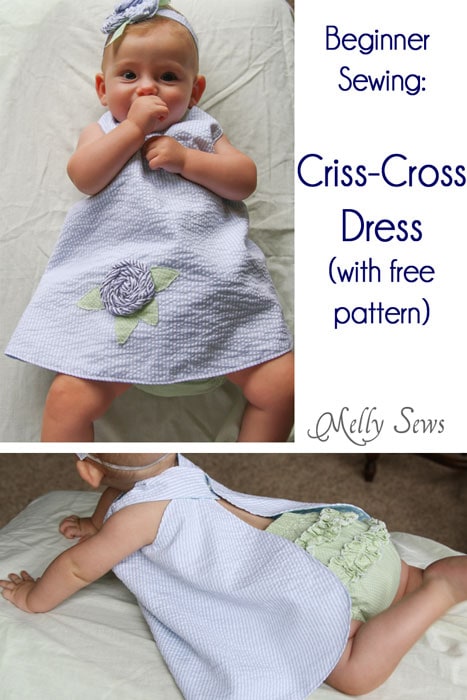 Dress Pattern Criss-cross back