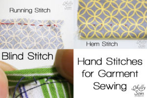Hand stitches for sewing clothes