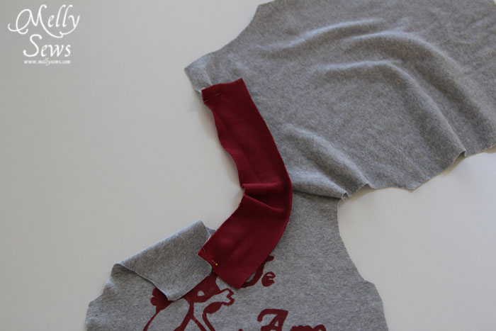 Step 2 -Sew a t shirt for boys with this free pattern and tutorial from Melly Sews