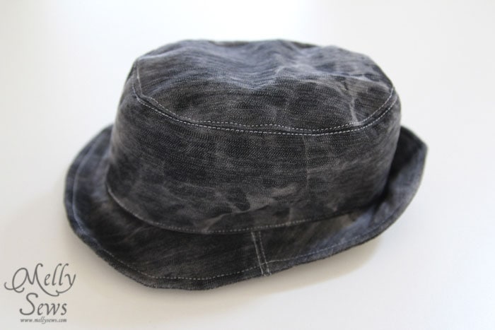 fedora hat tutorial by Melly Sews