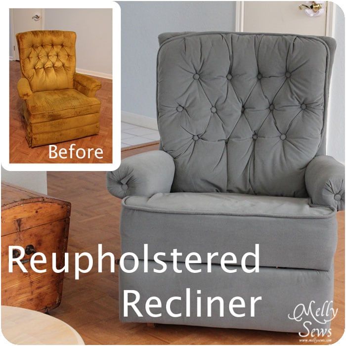 Redecorate Reupholster A Recliner, How To Reupholster A Leather Recliner Chair