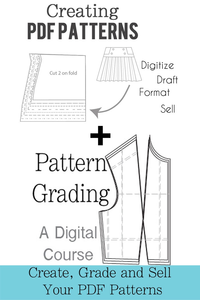 Creating PDF Patterns + Pattern Grading - a Digital Course by Melly Sews