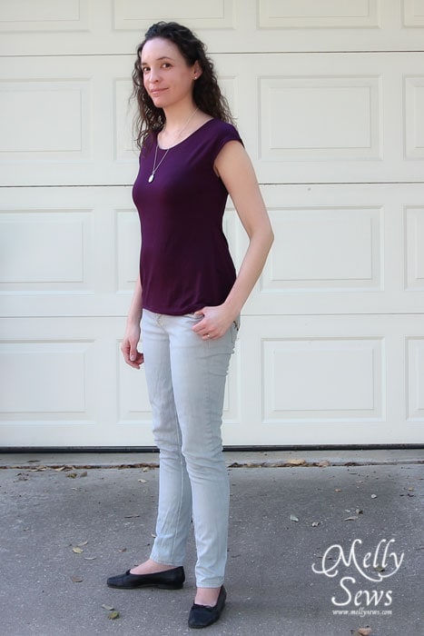 Casual Lady Top by GoTo Patterns Sewn by Melly Sews
