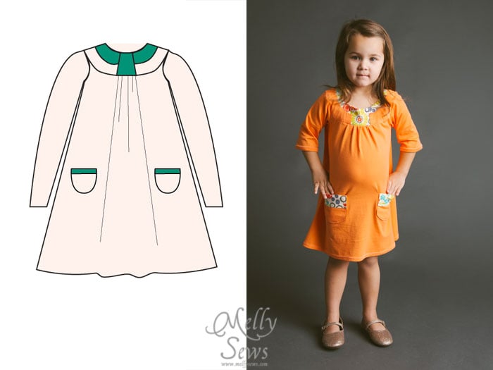 Blank Slate Patterns Spring Sewing Patterns: The Pristine Swing Dress