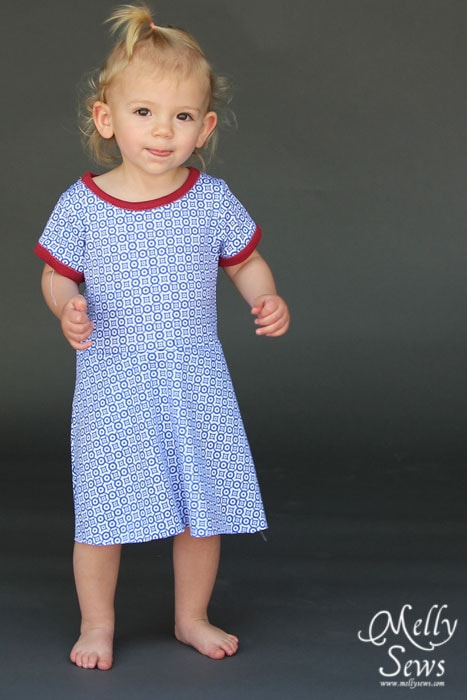 Skater Dress by Kitschy Coo sewn by Melly Sews