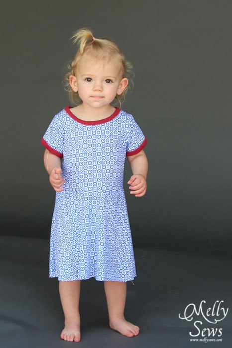 Skater Dress by Kitschy Coo sewn by Melly Sews