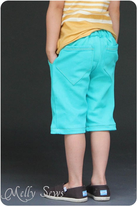 Clean Slate Shorts in bright teal for spring