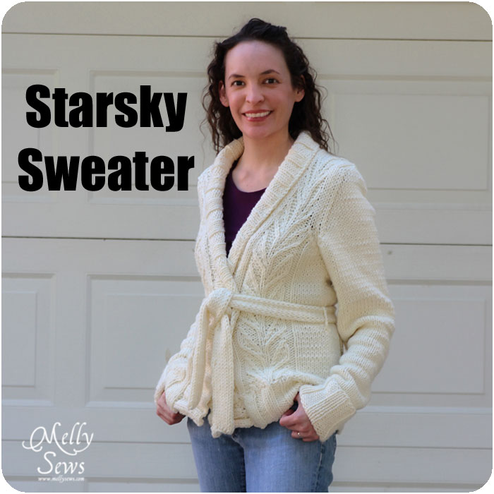 Starsky Sweater knitted by Melly Sews