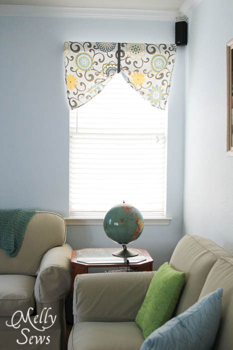 Sew a Valance Tutorial by Melly Sews