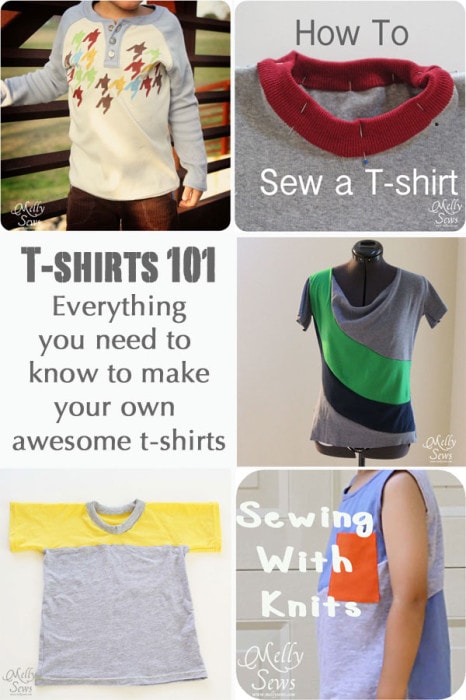 Sewing T-shirts: Everything You Need to Know - Patterns, Adaptations, and Working with Knits
