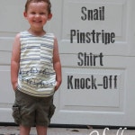 Snail t-shirt knock off with free printable iron on t-shirt transfer by Melly Sews