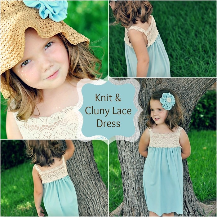 Knit and Cluny Lace sundress tutorial by The Mother Huddle for Melly Sews (30) Days of Sundresses