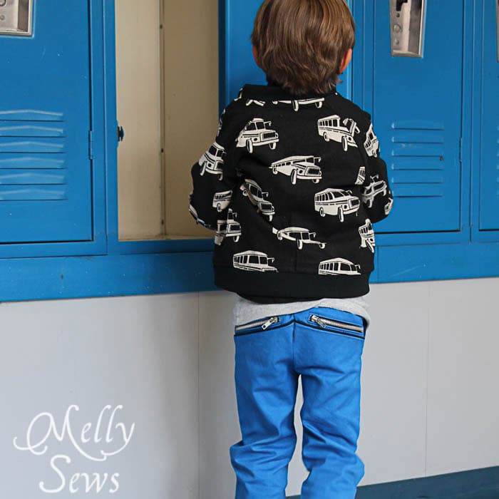 Study Hall Jacket from the Alphabet Collection PDF Sewing Patterns by Pattern Anthology