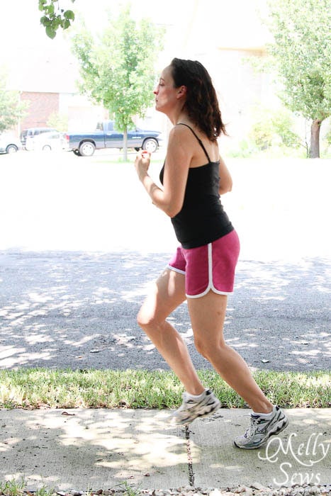 Sew your own Running Shorts for Women - Free Pattern and Tutorial by Melly Sews