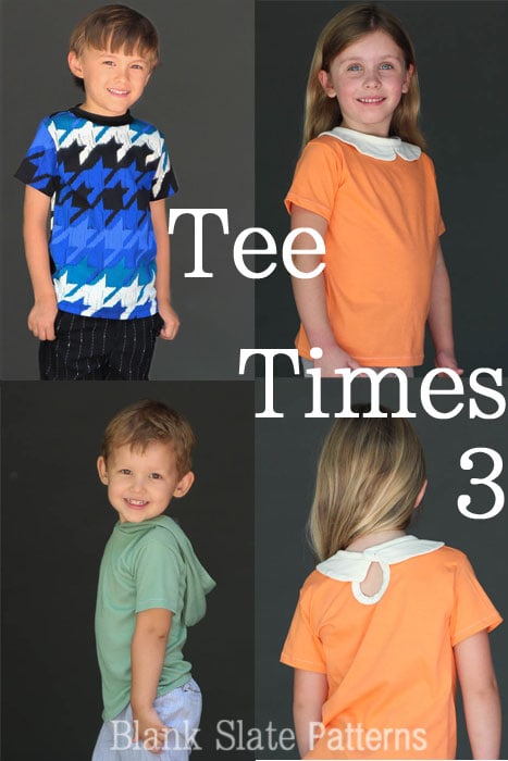 Tee Times Three PDF Sewing Pattern by Blank Slate Patterns