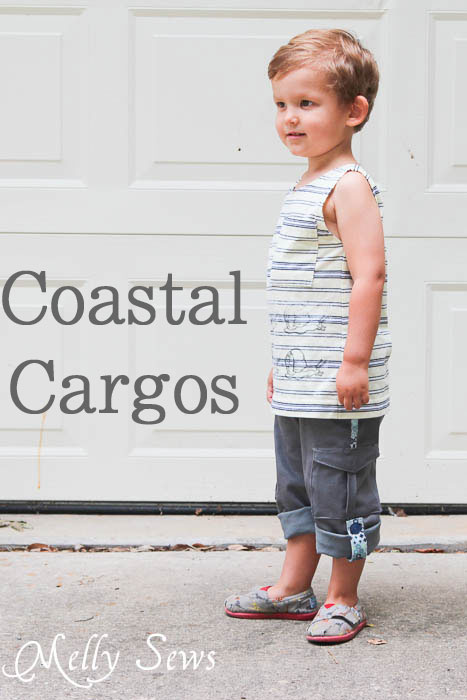 Coastal Cargos Convertible Pants PDF Sewing Pattern by Blank Slate Patterns