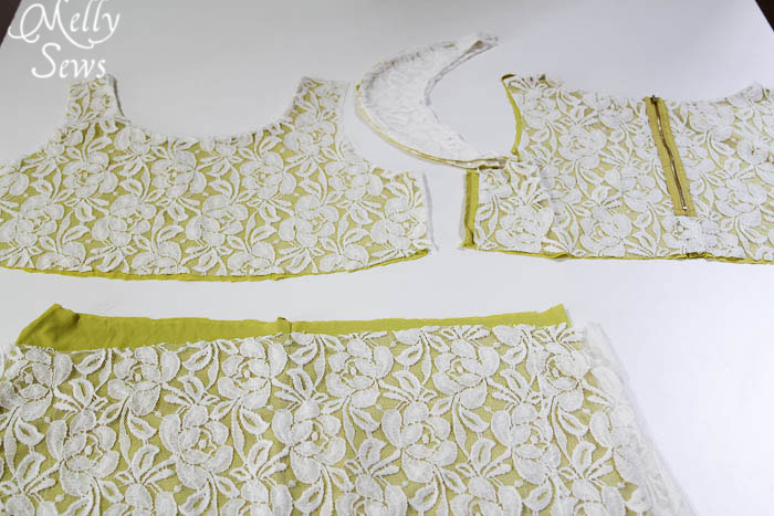 Step 1 - Lace Shirt Refashion Tutorial - Melly Sews