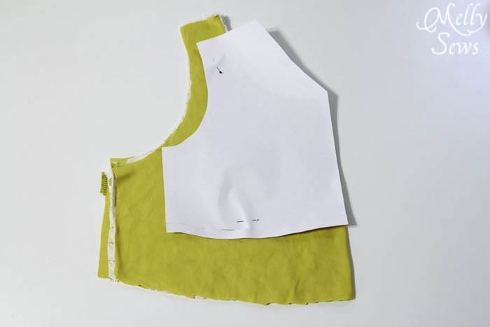 Step 3 - Lace Shirt Refashion Tutorial - Melly Sews