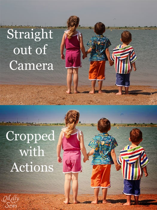 Before and After: How to use Photoshop Actions