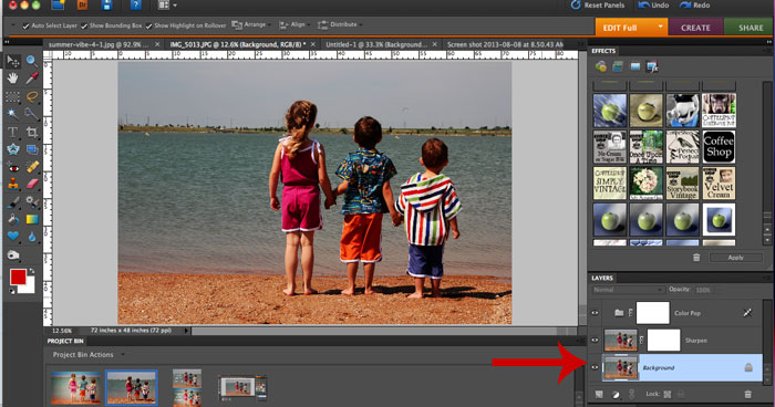 How to adjust photoshop actions