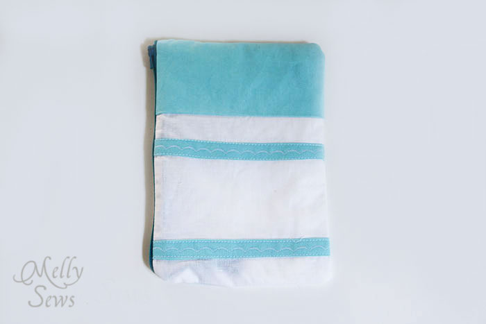 Marker inspired zip pouch - Melly Sews