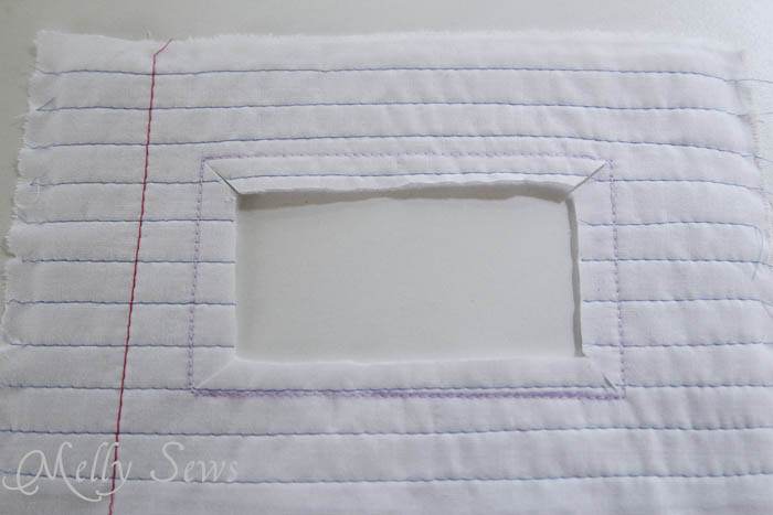 Step 6 Notebook paper zipper pouch tutorial