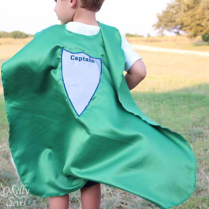 Back View Superhero Cape by Melly Sews