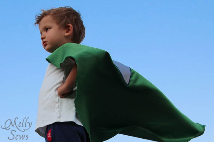 Staring down evil - Superhero Cape by Melly Sews