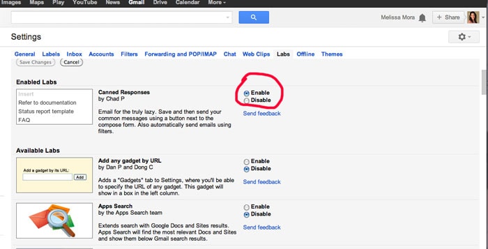 Step 3 - How to Use Gmail Canned Responses