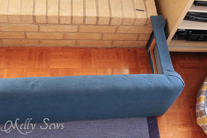 Top view of Hearth Guard Tutorial - Melly Sews