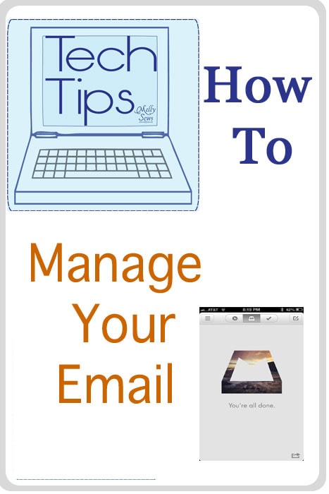 Tech Tips - How to Manage Your Email - Melly Sews