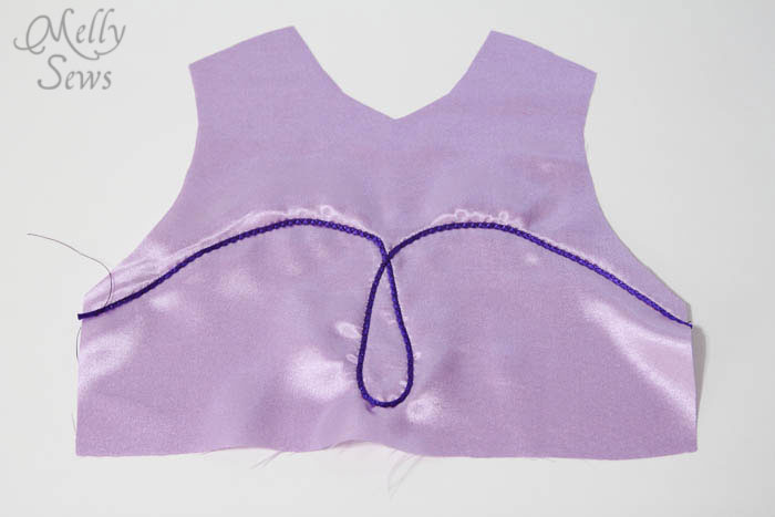 Front detail Inspired by Princess Sofia the First Dress Tutorial - Melly Sews