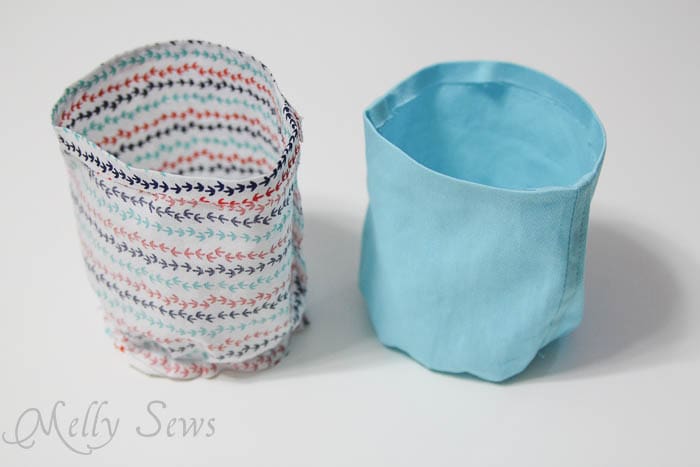 Hanging Cup Holder Tutorial - Melly Sews - #sewing #diy