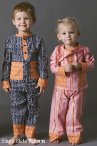 Pocket PJs - PDF Sewing Pattern for boys and girls by Blank Slate Patterns