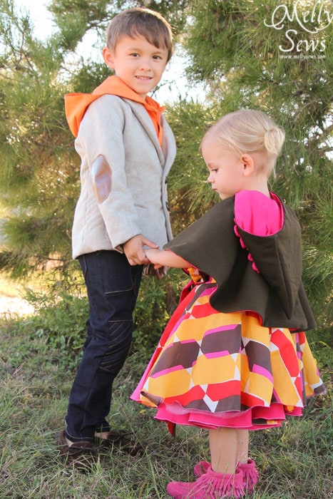 Try to capture natural interactions between kids - Kids Holiday Style Tips - Melly Sews