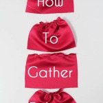 How to Gather Fabric - Tutorial by Melly Sews #sewing
