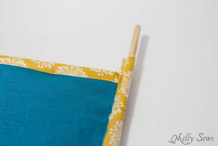 Step 6 - How to Sew Collapsible Fabric Storage Boxes - MellySews.com