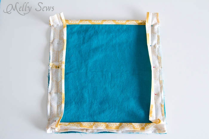 Step 3 - How to Sew Collapsible Fabric Storage Boxes - MellySews.com