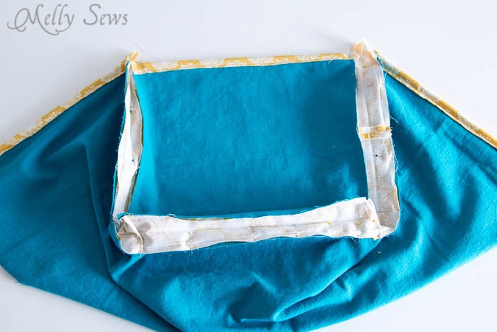 Step 4 - How to Sew Collapsible Fabric Storage Boxes - MellySews.com