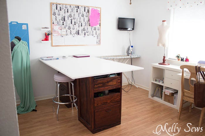 Cutting table - Sewing Room - Melly Sews Sewing Studio