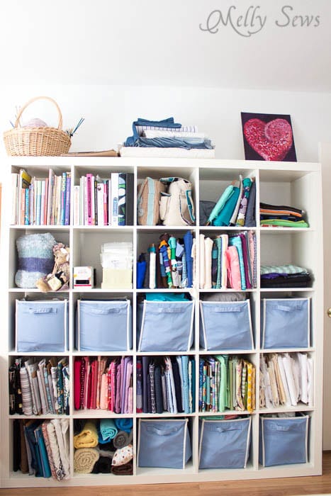 Shelving - Sewing Room - Melly Sews Sewing Studio