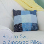 How to Sew a Pillow with a Zipper - MellySews.com