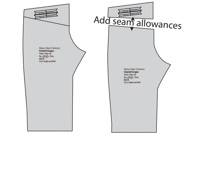 How to alter Pants to have a Yoke - MellySews.com