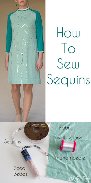 How to Sew Sequins - MellySews.com