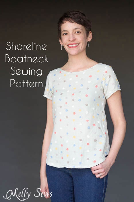 Shoreline Boatneck PDF Sewing Pattern by Blank Slate Patterns