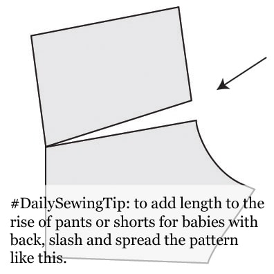 How to adjust back rise to make it longer - http://mellysews.com