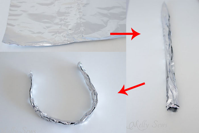 Use foil determine the shape and length you need for pants crotch rise - http://mellysews.com