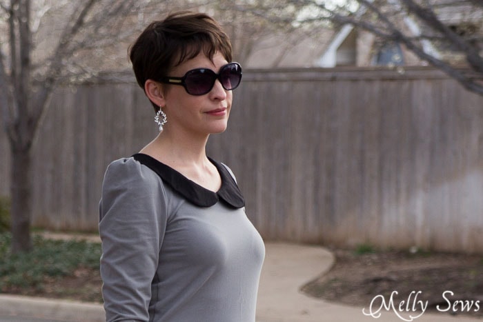 Peter pan collars are my favorite - Parisian top by GoTo Patterns sewn by http://mellysews.com