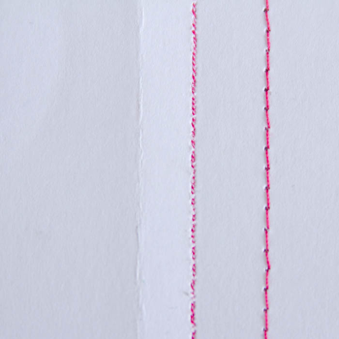 Difference in stitch lengths - use longer stitches for topstitching - http://mellysews.com