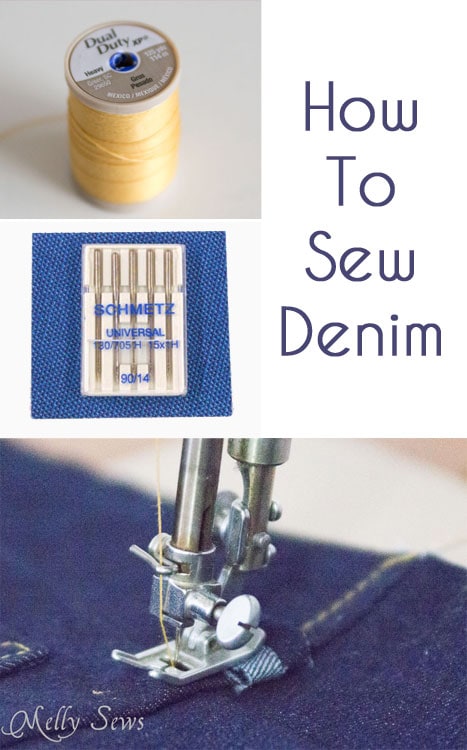 How to Sew Denim - http://mellysews.com